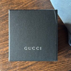 Gucci Black Cuff Links Elegant Accessories
